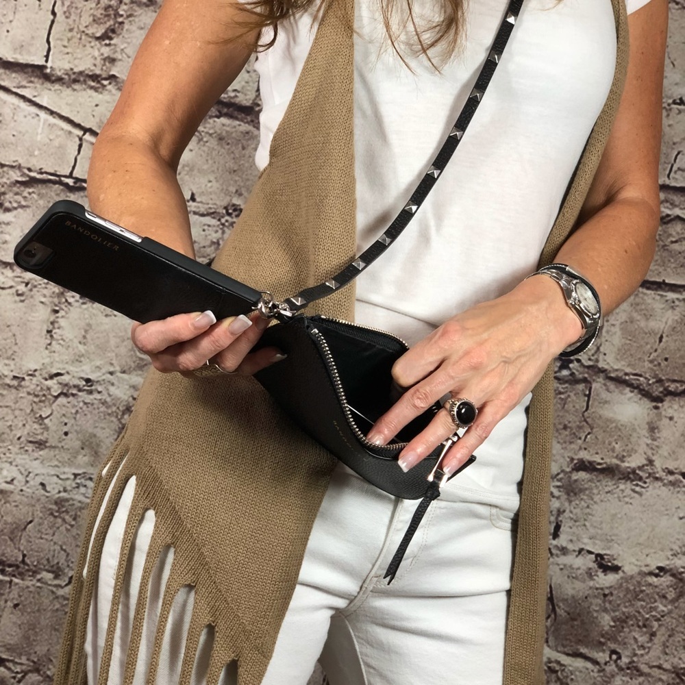 NEW Optional Pouch for iPhone Case - Sara Studded - Picture 6 of 7